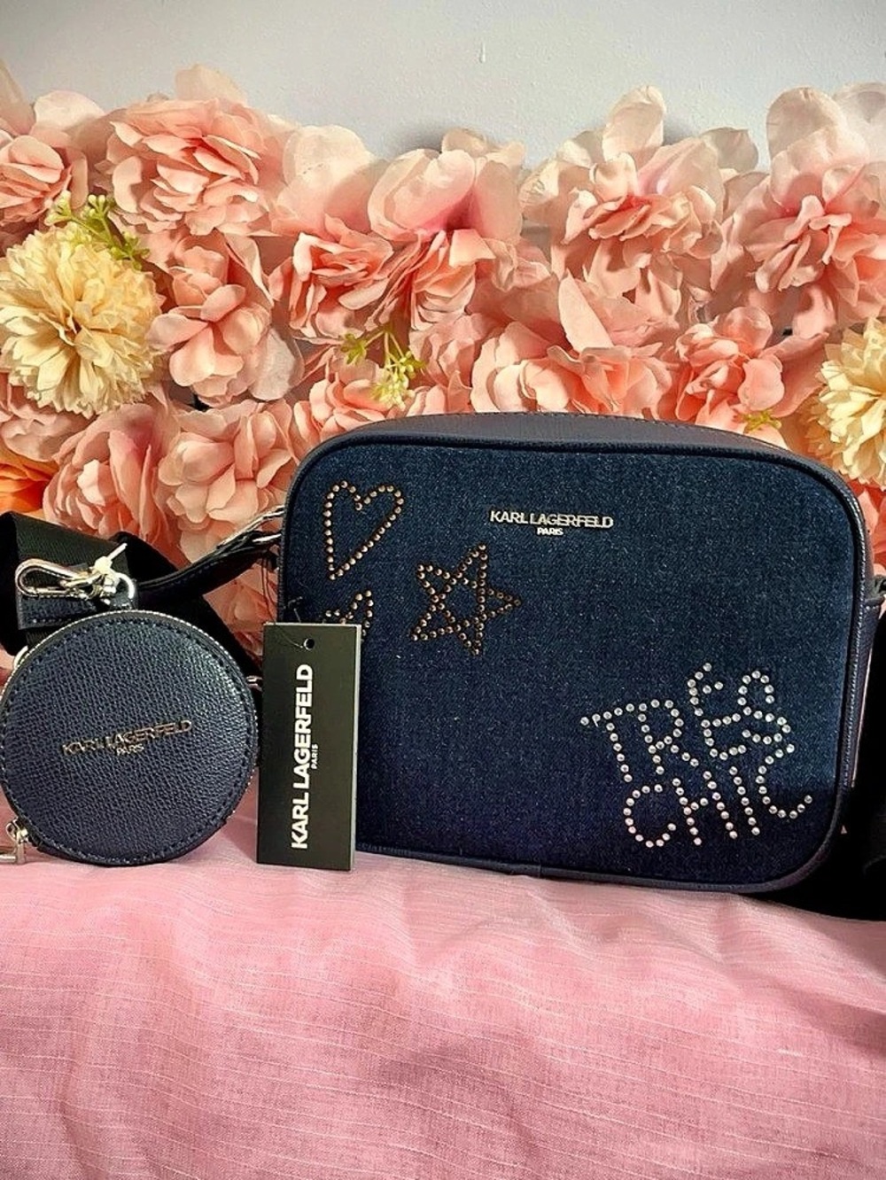 KARL LAGERFELD Crossbody Bag in Blue